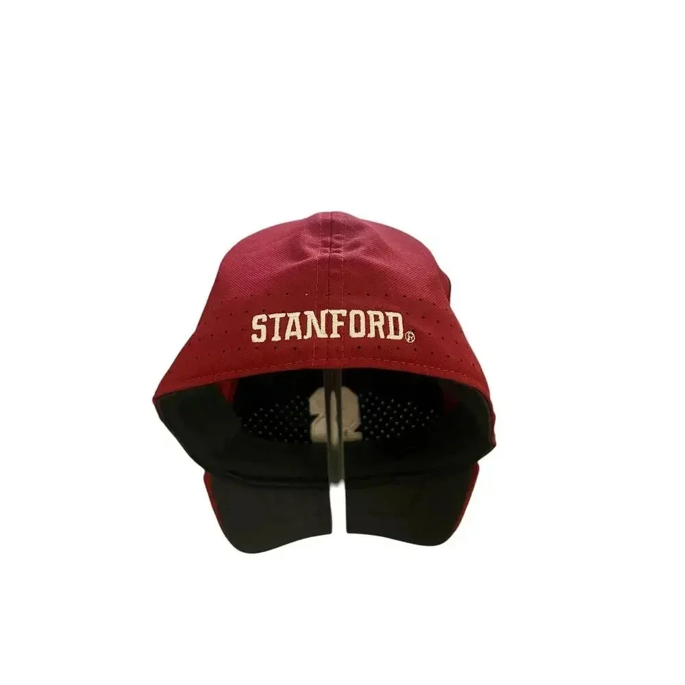 Nike Stanford University Burgundy Cardinal Flex Maxim Athletic Fitted Cap